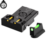 CZ Shadow 2, CZ 75 SP-01 Shadow mire regolabili con fibra ottica | type B
