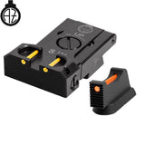 CZ Shadow 2, CZ 75 SP-01 Shadow mire regolabili con fibra ottica | type B
