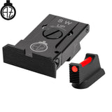 CZ Shadow 2, CZ 75 SP-01 Shadow mire regolabili con fibra ottica | type A