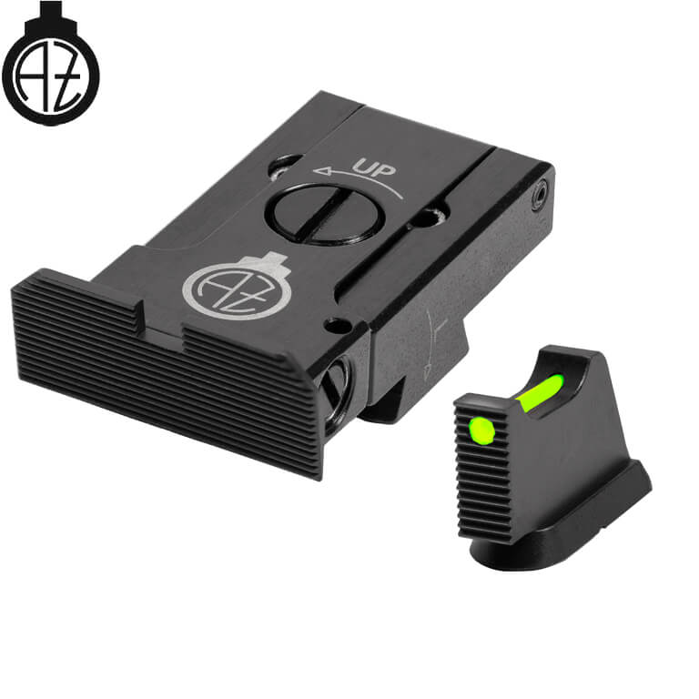 CZ 75B, CZ P-01, CZ 75 SP-01 mire regolabili con fibra ottica | tipo A