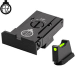CZ 75B, CZ P-01, CZ 75 SP-01 mire regolabili con fibra ottica | tipo A