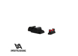 CZ 75B, CZ P-01, CZ 75 SP-01 mire sportive con fibra ottica