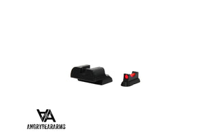 CZ 75B, CZ P-01, CZ 75 SP-01 mire sportive con fibra ottica