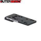 CZ P-10 [P-10C P-10F P-10S] attacco red dot | type C [RMR RTS Docter impronta]