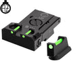 CZ Shadow 2, CZ 75 SP-01 Shadow mire regolabili con fibra ottica | type B
