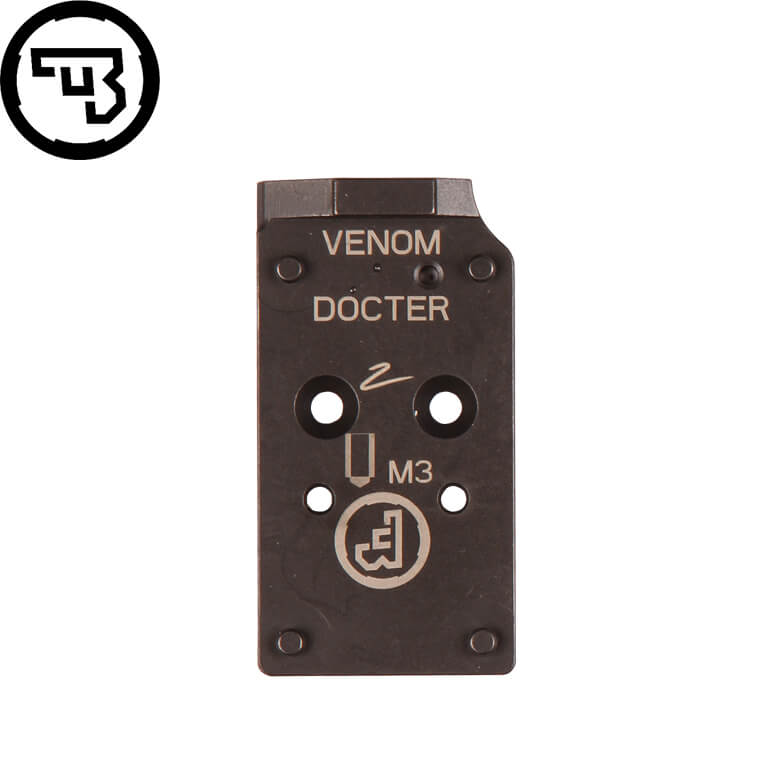 CZ Shadow 2 piastra adattatrice Optics Ready | Docter footprint