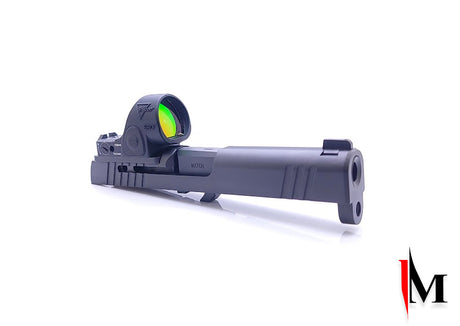 Dan Wesson DWX piastra adattatrice with integrated tacca di mira | Trijicon RMR impronta