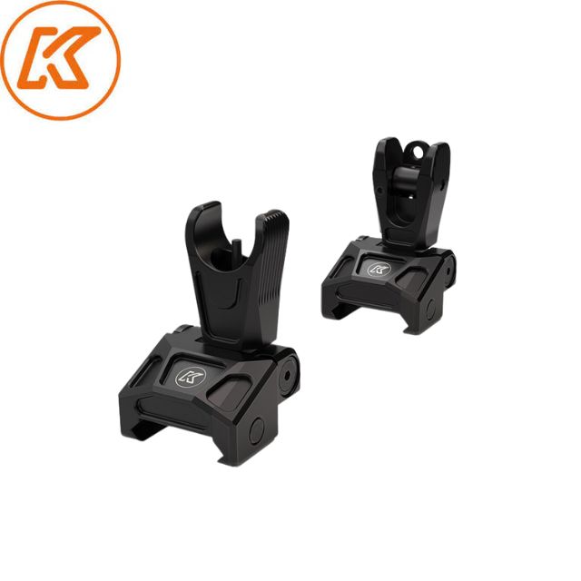 Mire pieghevoli semi-regolabili per base Picatinny [AR-15, M4 & other] | blank