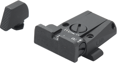 Set di mirini regolabili Glock [G17, G19, G26 e altri] | scanalato 