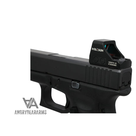 Glock [G17, G19, G26 & other] attacco red dot | Shield RMSc impronta