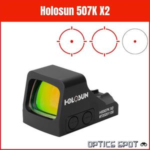 Ottica per pistola Holosun con serie K impronta