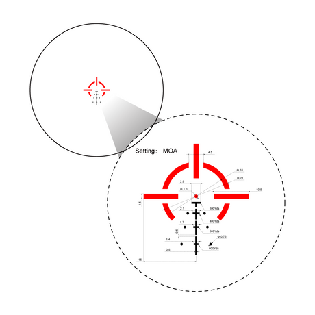 Vector Optics Paragon 4x24 cannocchiale prismatico ultra compatto per carabina