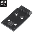Piastra adattatrice per red dot per Glock MOS | Shield RMSc impronta