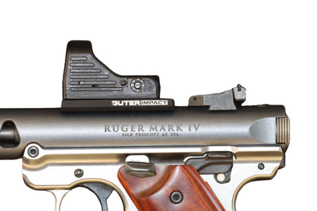 Ruger Mark III & Mark IV piastra adattatrice | type C [RMR RTS & Docter impronta]