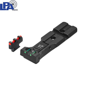 S&W revolver [686 629 19 66 586 & other] red dot ready mire regolabili [spring-front sight] | con fibra ottica