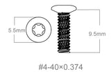 Set di viti 3pcs | 4-40x0.374’’ [T10]
