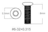 Set di viti 3pcs | 6-32x0.315’’ [T10]