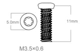Set di viti 3pcs | M3.5x0.6 [T10]