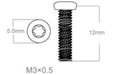 Set di viti 3pcs | M3x0.5 [T10]