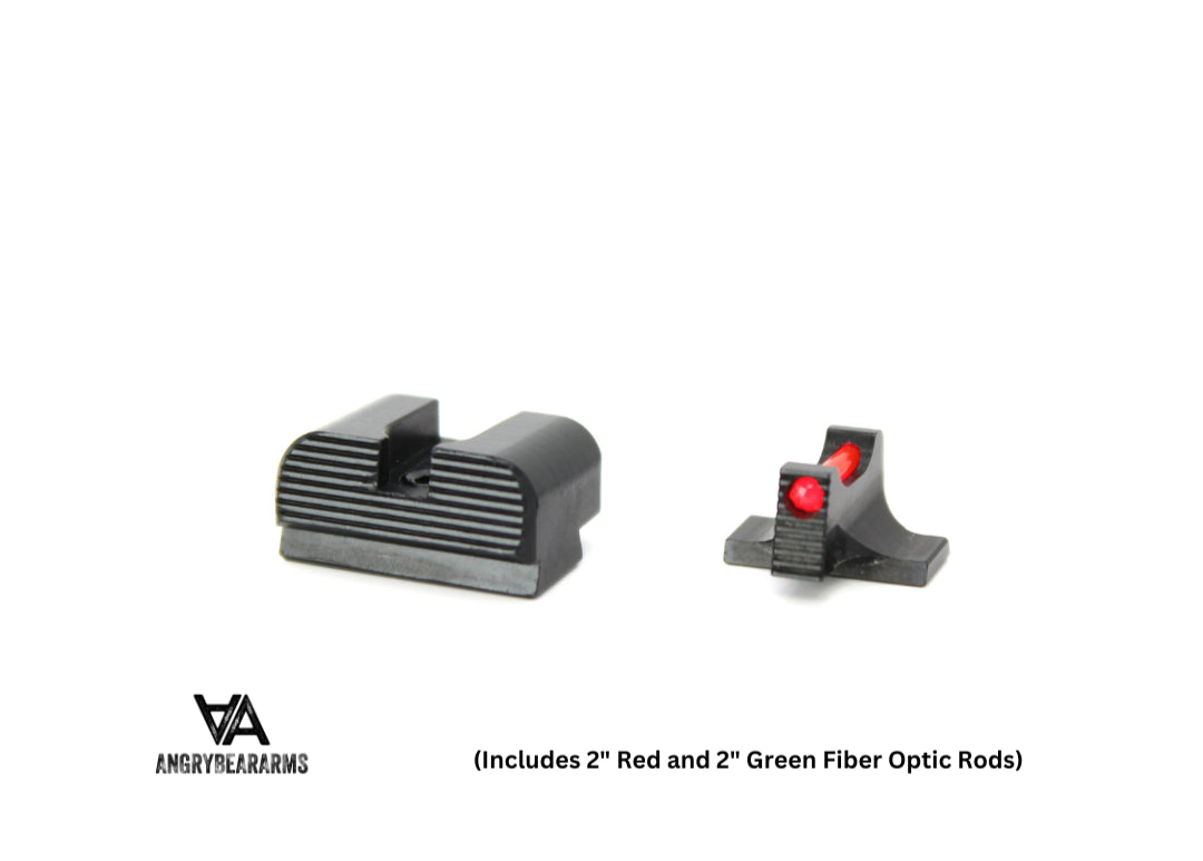 Sig P365 sportivo alto mirini con fibre ottiche 