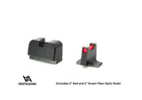 Sig Sauer P220 P226 P229 P320 & P365 Optics Ready mire sportive alte con fibra ottica