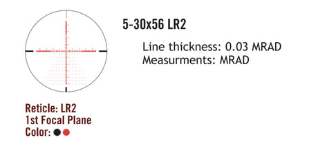 Sightmark Presidio 5-30x56 LR2 FFP cannocchiale da puntamento