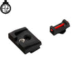 Mire per Glock [G17 G19 G26 & other] con fibra ottica | tipo