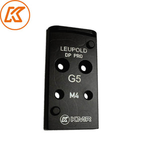 Piastra red dot in acciaio per Glock MOS | impronta Leupold DPP