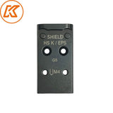 Piastra red dot in acciaio per Glock MOS | Shield RMSc & Holosun K-series impronta