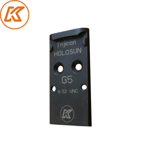 Piastra red dot in acciaio per Glock MOS | Trijicon RMR impronta
