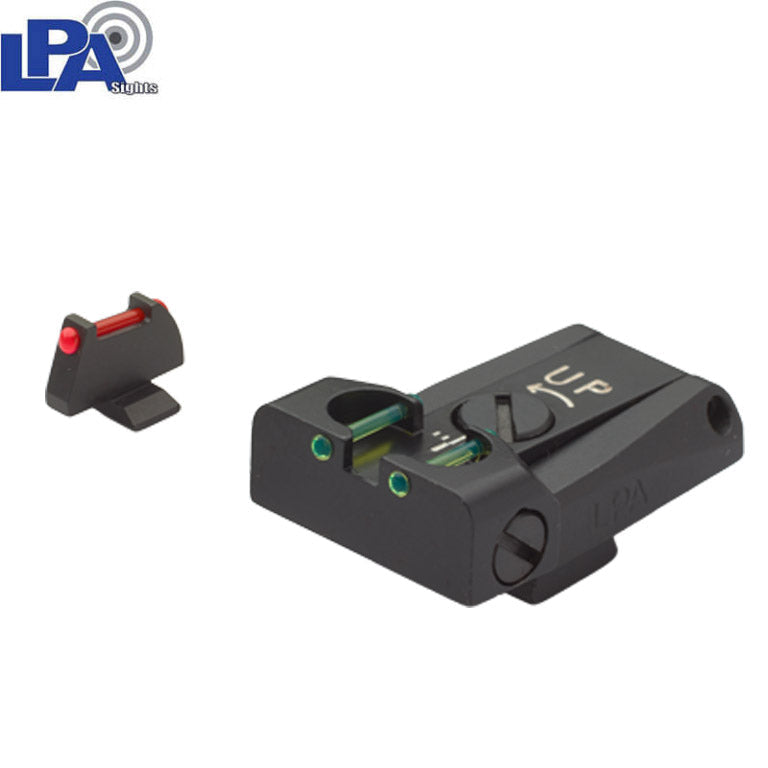 Beretta [92A1 92X 92XI 98A1 M9A3 & other] mire regolabili | con fibra ottica