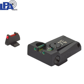 Beretta [92A1 92X 92XI 98A1 M9A3 & other] mire regolabili | con fibra ottica