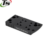 Tanfoglio Stock 2 Optic [Post 2022] piastra adattatrice | type A [RMSc, DPP & Docter impronta] 