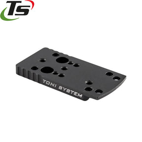 Tanfoglio Stock 2 Optic [Pre 2022] piastra adattatrice | type A [RMSc DPP & Docter impronta]