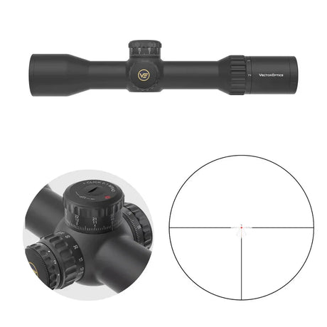 Vector Optics Continental x6 2-12x44 CTR cannocchiale MPVO Vector Optics