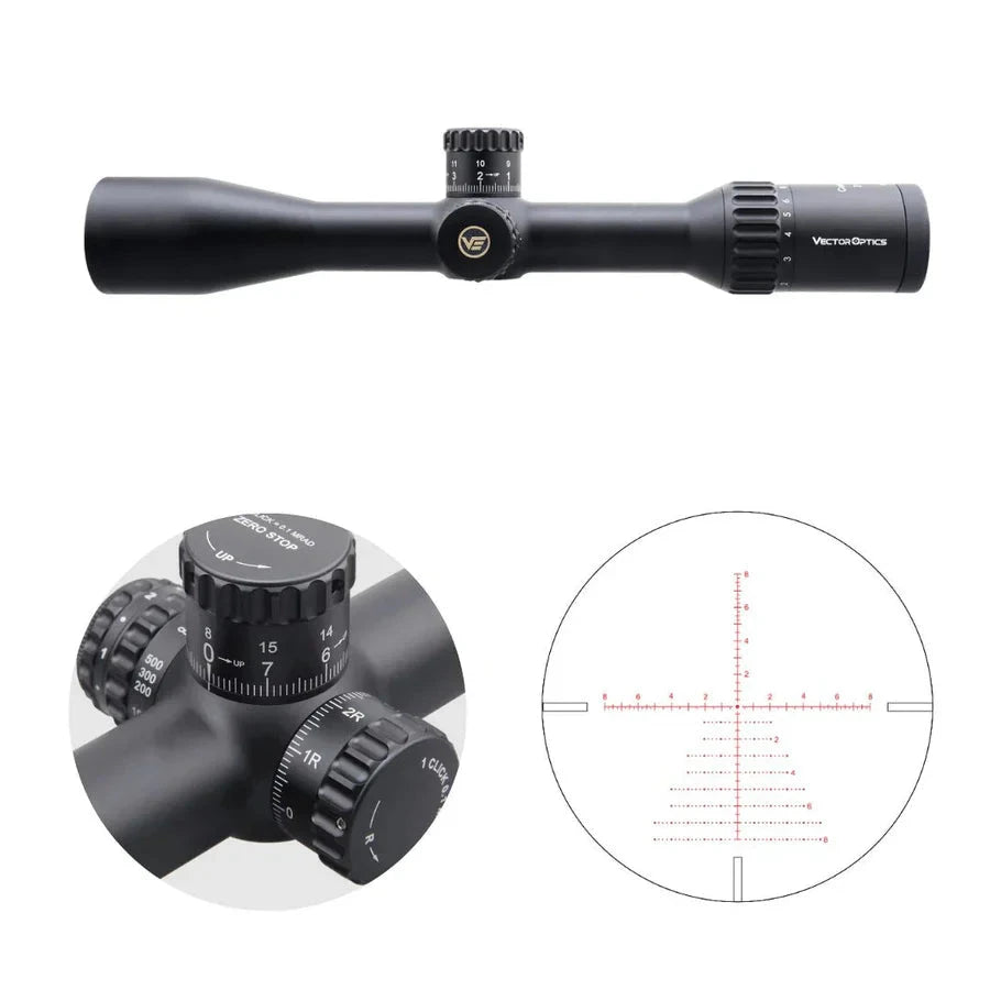 Vector Optics Continental x8 2-16x44 ED Tactical cannocchiale da puntamento Vector Optics