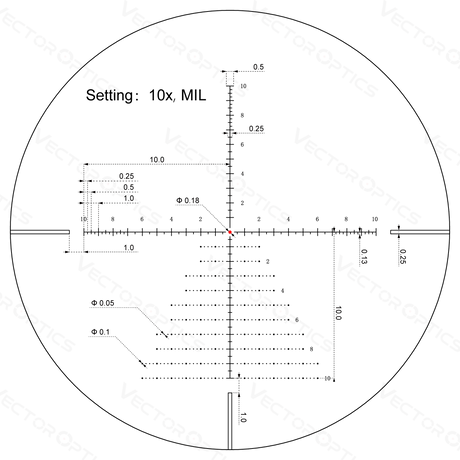 Vector Optics Veyron 3-12x44IR SFP cannocchiale compatto per fucile