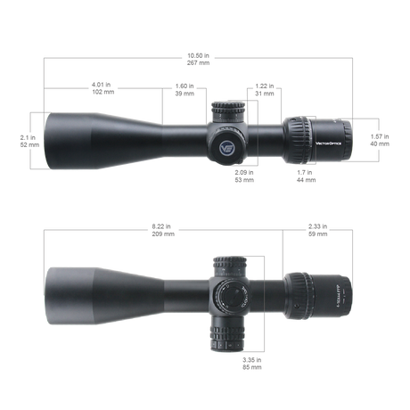 Vector Optics Veyron 4-16x44 IR First Focal Plane Illuminated cannocchiale da puntamento per fucile