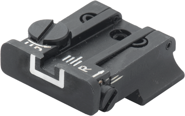 Walther P99, PPQ, PPQ M2 mirino posteriore regolabile | con linee bianche 