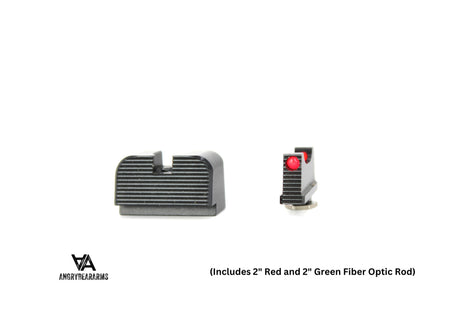 Walther PDP tall sport sights with fiber optics