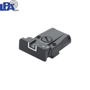 Walther Q5 Match SF tacca di mira regolabile | con linee bianche