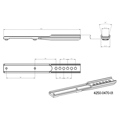Adattatore per Pixfra Chiron PFI-C450 | base Blaser