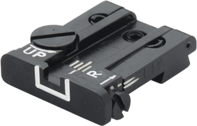 Browning Hi-Power Vigilante tacca di mira regolabile | linee bianche