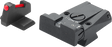 Browning Hi-Power [Vigilante Mark III Practical HP40] mire regolabili | fibra ottica [front]
