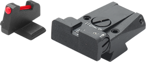 Browning Hi-Power [Vigilante Mark III Practical HP40] mire regolabili | fibra ottica [front]