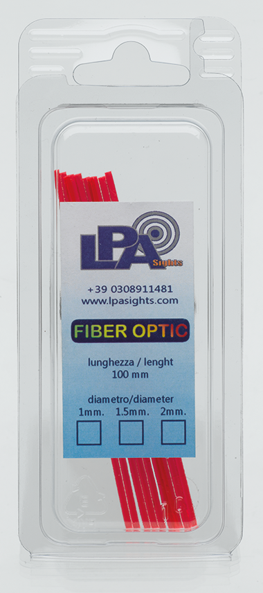 Asta di ricambio in fibra ottica | 1.0mm [rosso]
