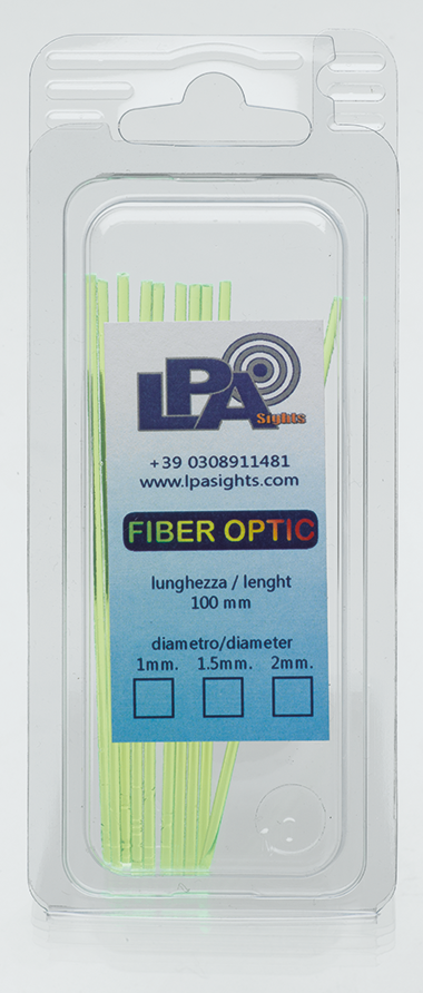 Asta di ricambio in fibra ottica | 1.5mm [verde]