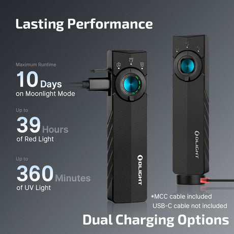 Olight ArkPro Lite | torcia EDC piatta 3-in-1 | 1.200 lm