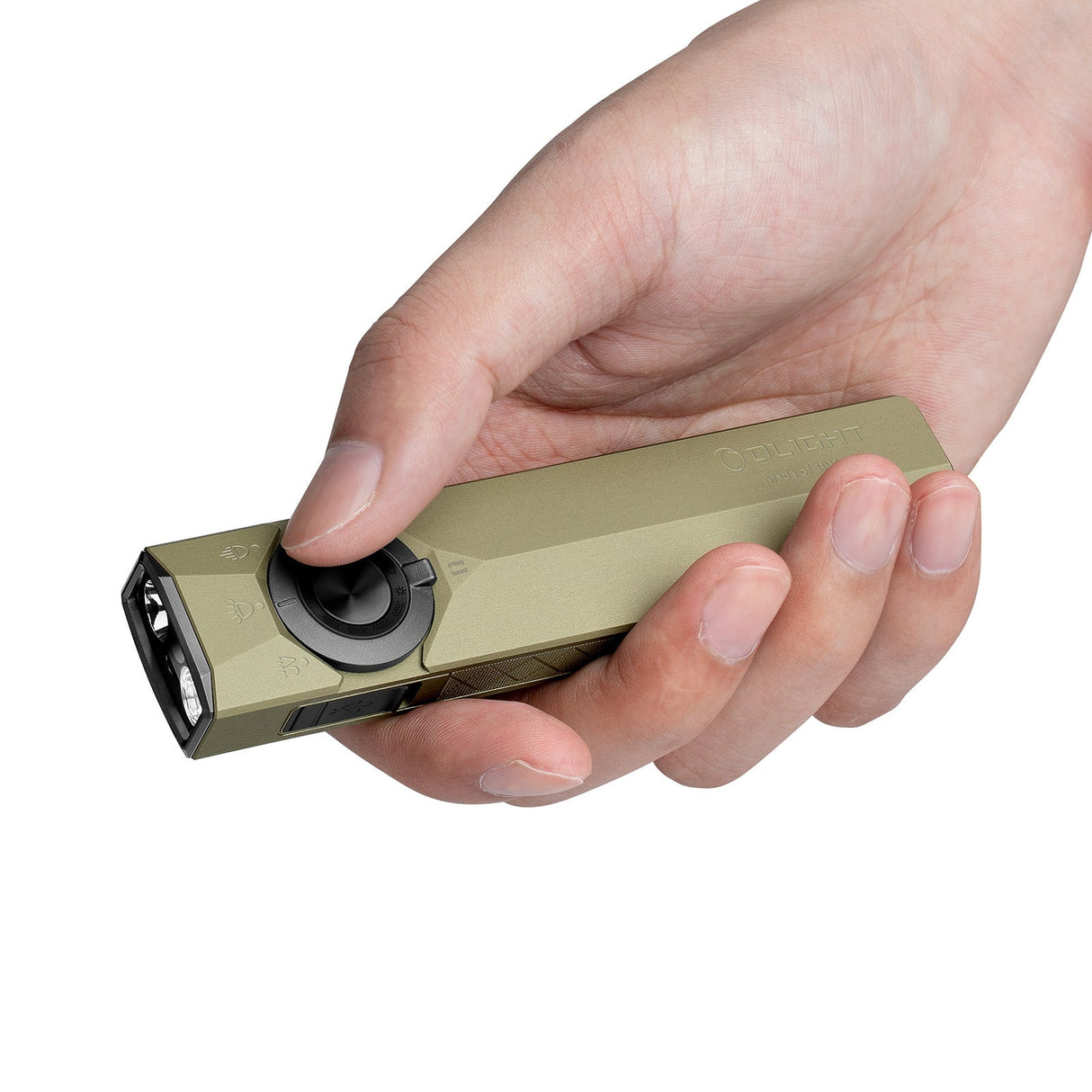 Olight ArkPro Ultra | torcia EDC piatta 4-in-1 | 1.700 lm - Olive Green