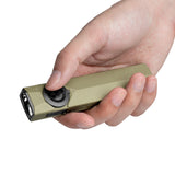 Olight ArkPro Ultra | torcia EDC piatta 4-in-1 | 1.700 lm - Olive Green
